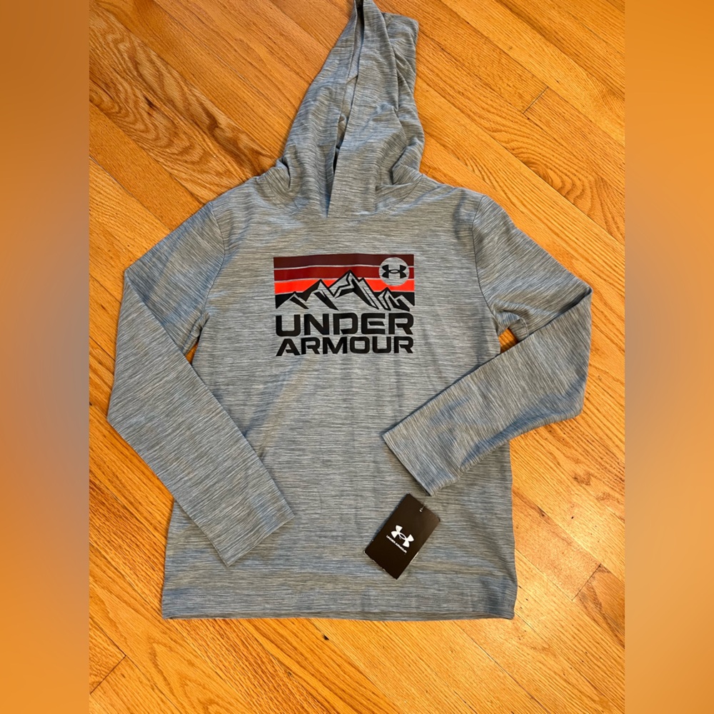 Under Armour Light Gray Athletic Hoodie